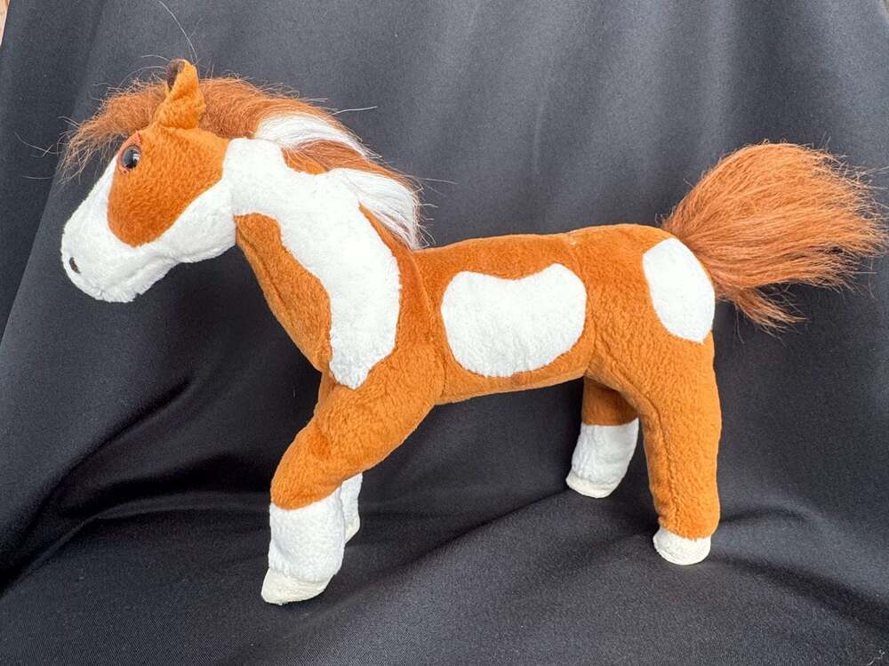 Breyer Hidalgo Brown White Horse Plush Poseable 2004 with Tag